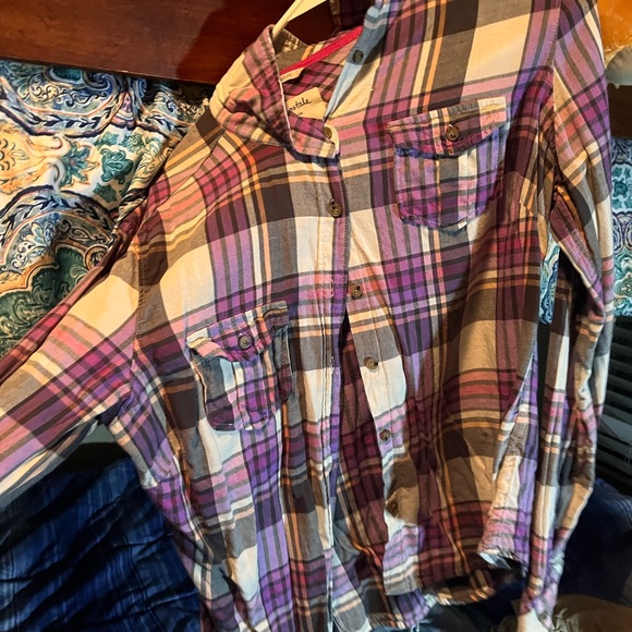 Cute purple flannel - Picture 1 of 1